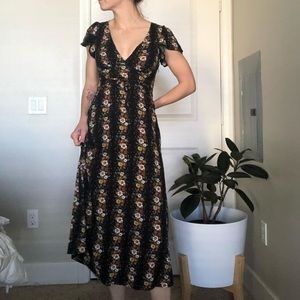 Midi Floral Dress